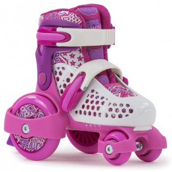SFR Stomper Kids Skates - Pink/White