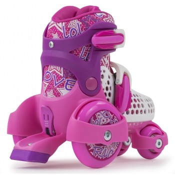 SFR Stomper Kids Skates - Pink/White