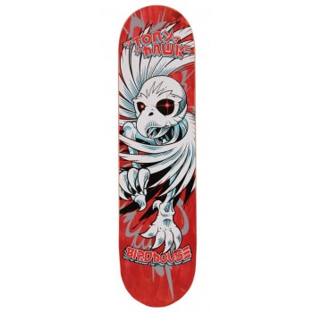 Birdhouse Pro Hawk Spiral Skateboard Deck Red - 8