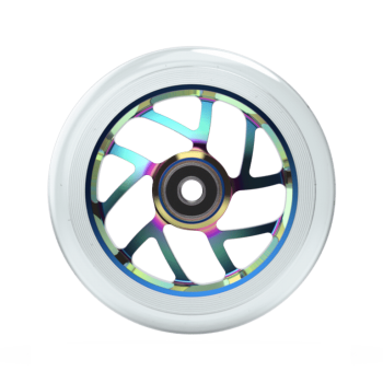 Fuzion Flight Scooter Wheels - Clear/Neochrome
