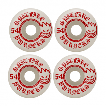 Spitfire 99Du Burner 54mm Skateboard Wheels (Pack of 4) - Red