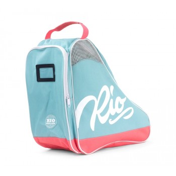 Rio Roller Script Skate Bag - Teal / Coral