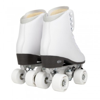 Rookie Artistic Quad Roller Skates - White