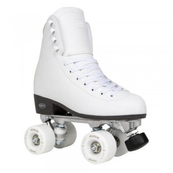Rookie Artistic Quad Roller Skates - White