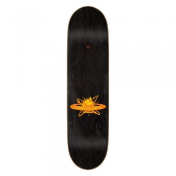 Santa Cruz Pro Asta Cosmic Cat Galaxy Skateboard Deck Black/Orange/Yellow - 8