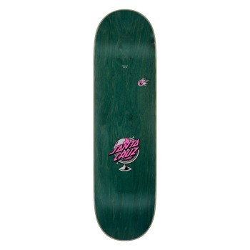 Santa Cruz Pro Knibbs Cryptic Skateboard deck White/Pink/ Yellow - 8.5