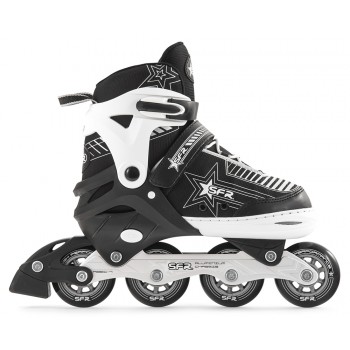 SFR Pulsar Adjustable Inline Skates - Silver