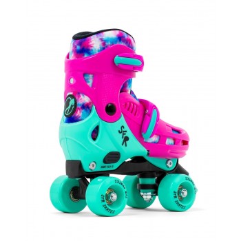 SFR Hurricane IV Adjustable Quad Roller Skates - Tie-Dye