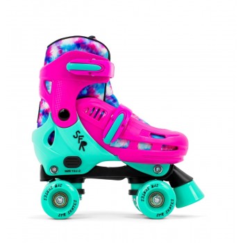 SFR Hurricane IV Adjustable Quad Roller Skates - Tie-Dye