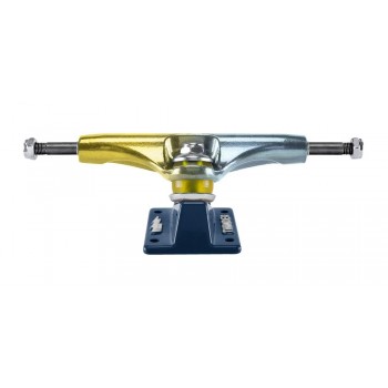 Thunder 149 Death Grip Lights Skateboard Trucks - Yellow/Blue/Blue
