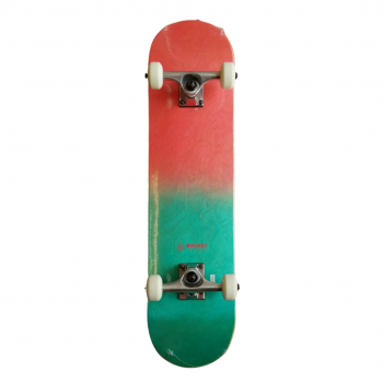 Rocket Double Dipped Complete Skateboard - Red 7.5