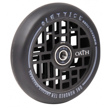 Oath Lattice Scooter Wheels - Anodised Satin Black 110mm