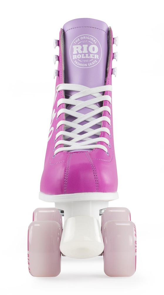 Rio Roller Script Quad Roller Skates - Pink