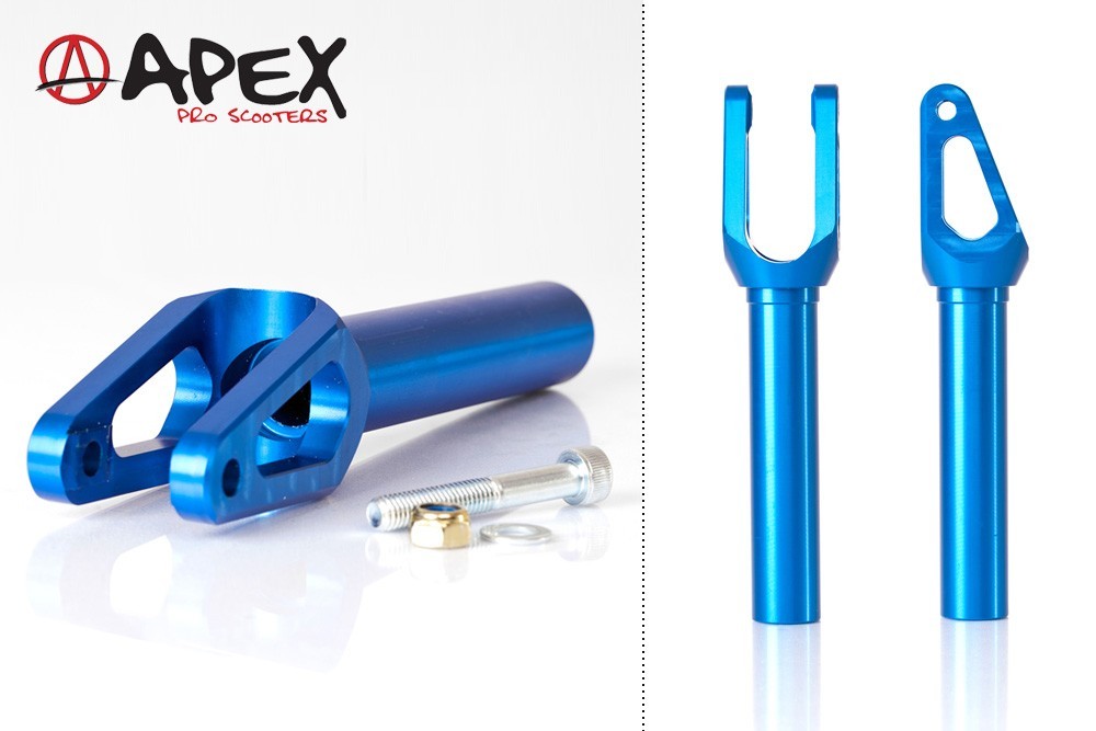 Apex Quantum Scooter Forks - Blue