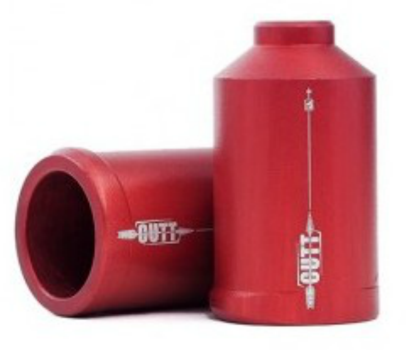 UrbanArtt Cutt Alloy Scooter Pegs - Red