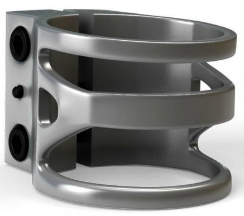 Lucky Triple Oversized Scooter Clamp - Silver