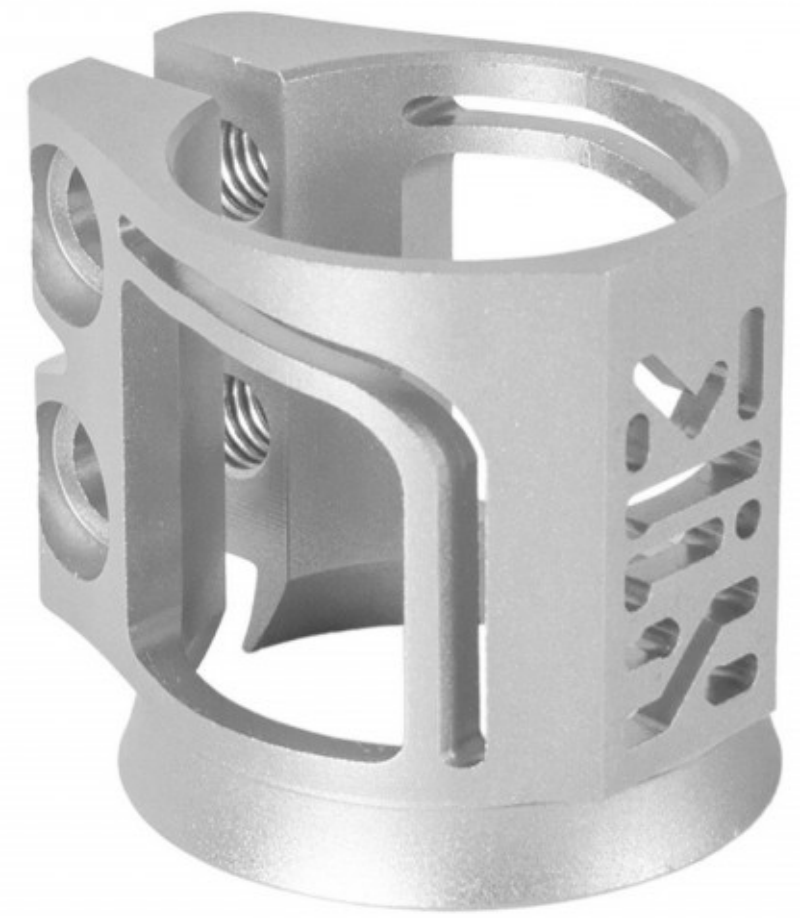 MFX X2 Cobra Scooter Clamp - Anodised Silver