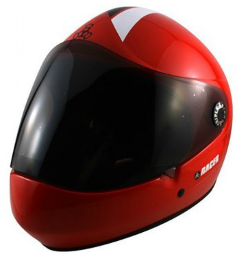 Triple 8 Racer Downhill Helmet Red