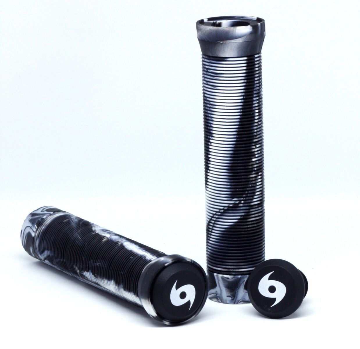 Storm Twister Scooter Grips - Black/White