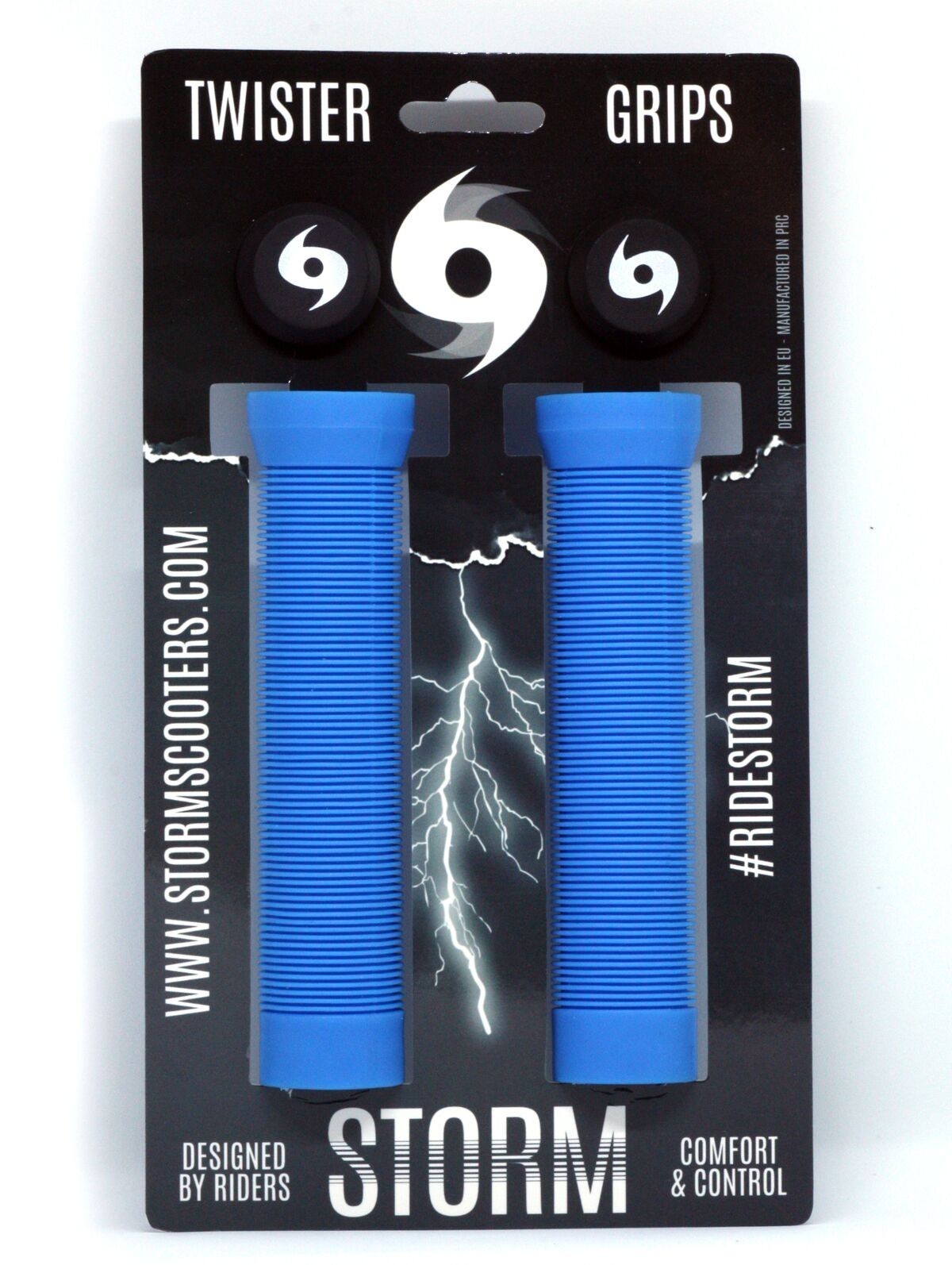Storm Twister Scooter Grips - Blue