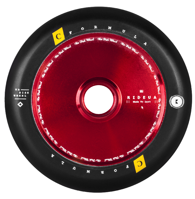 UrbanArtt Primo Hollow Core V2 Wheels 125mm - Red