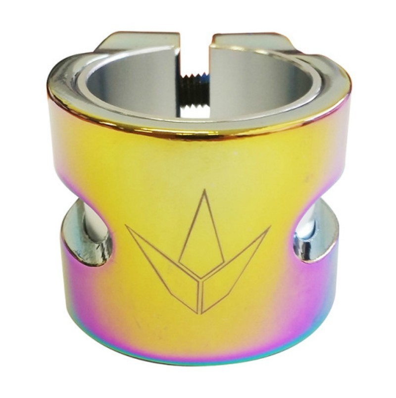 Blunt 2 Bolts Twin Slit Scooter Clamp - Oil Slick