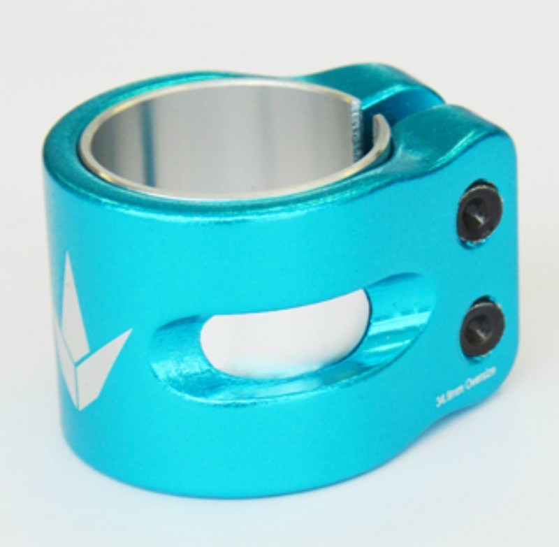 Blunt 2 Bolts Twin Slit Scooter Clamp - Teal