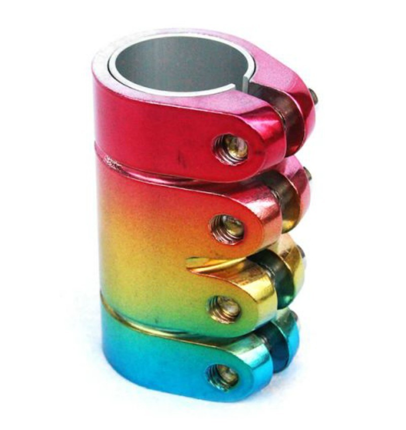 Phoenix Smooth SCS Scooter Clamp - TriChrome