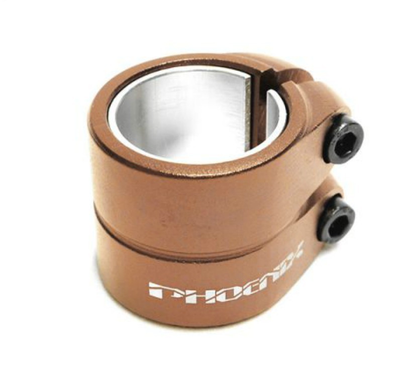 Phoenix Smooth Double Scooter Clamp - Bronze