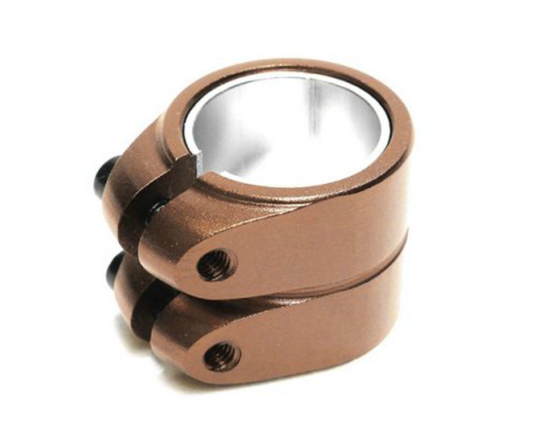 Phoenix Smooth Double Scooter Clamp - Bronze