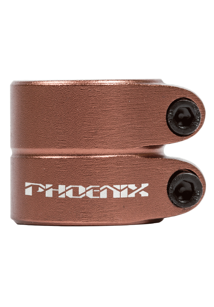 Phoenix Smooth Double Scooter Clamp - Bronze