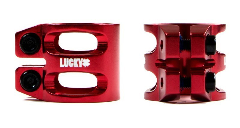 Lucky Dubl Pro Scooter Clamp - Red