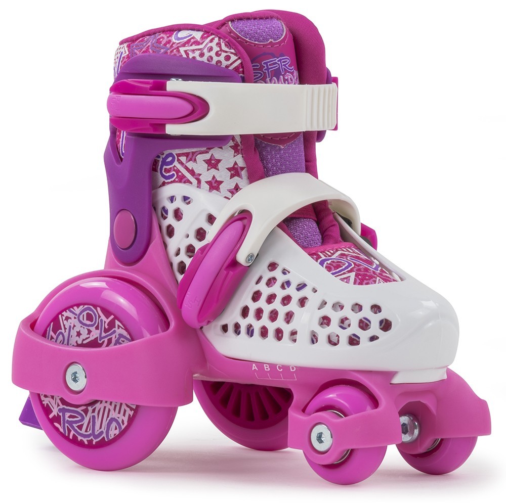 SFR Stomper Kids Skates - Pink/White