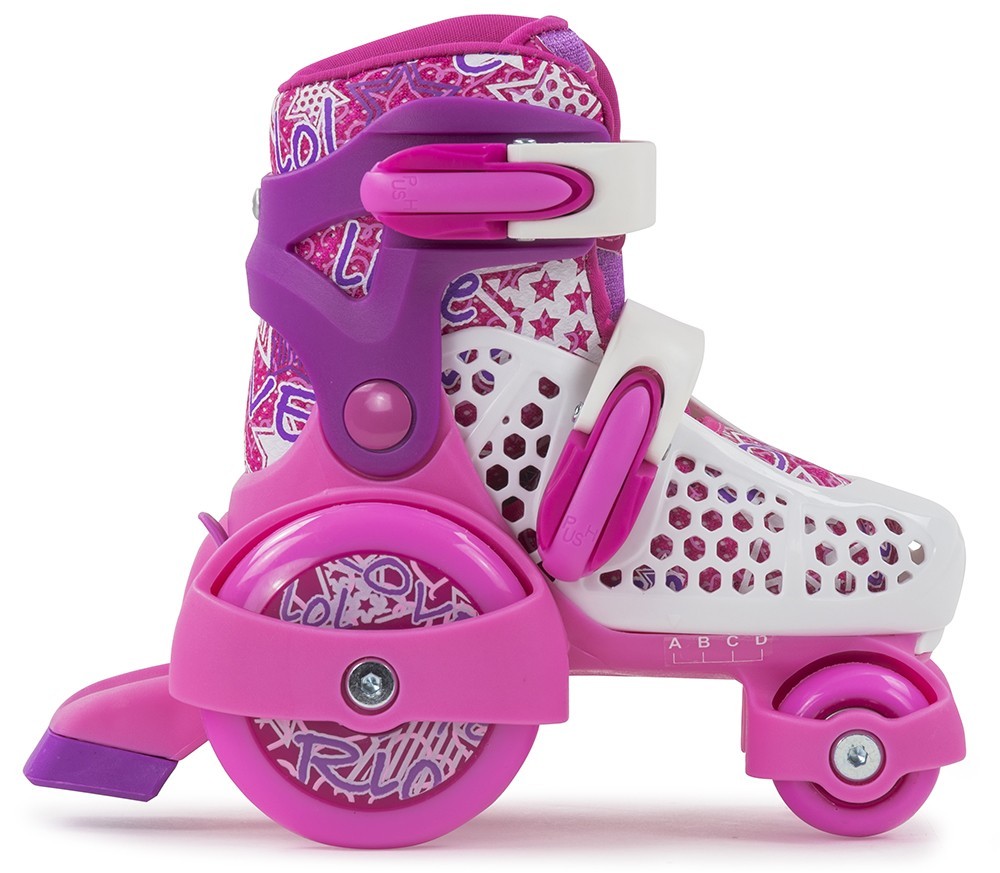 SFR Stomper Kids Skates - Pink/White
