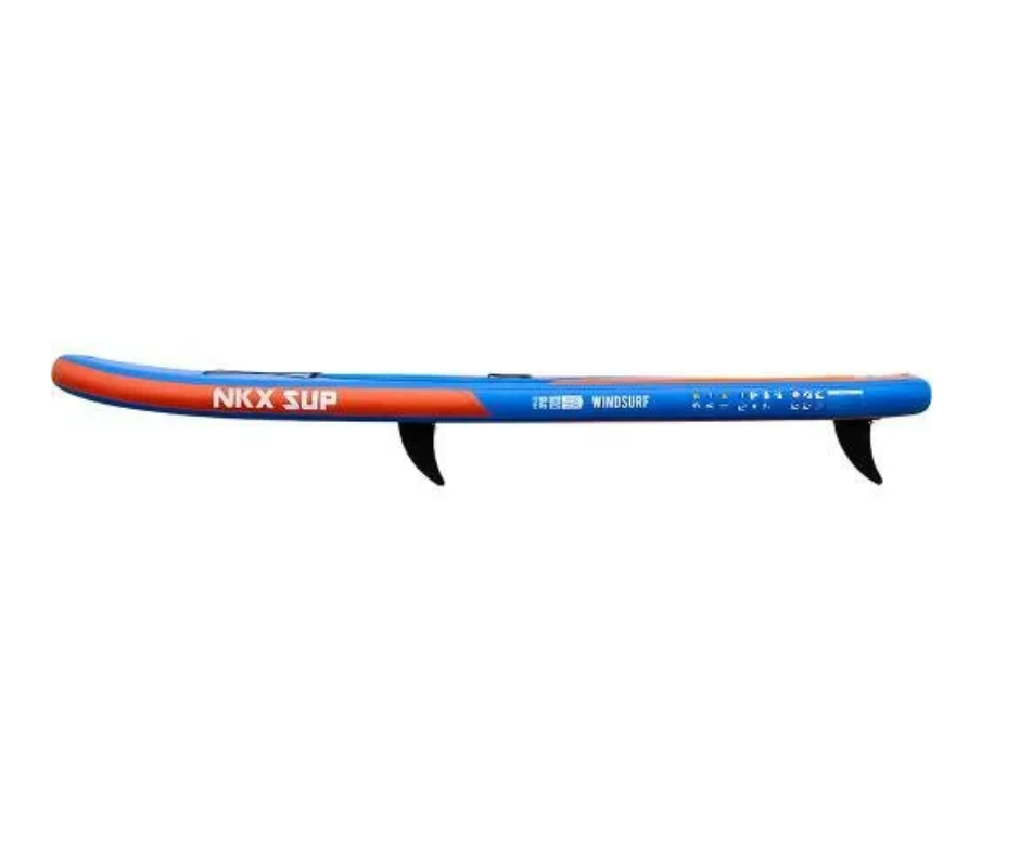 NKX Windsurf Inflatable SUP - Blue-Orange-Wind 11