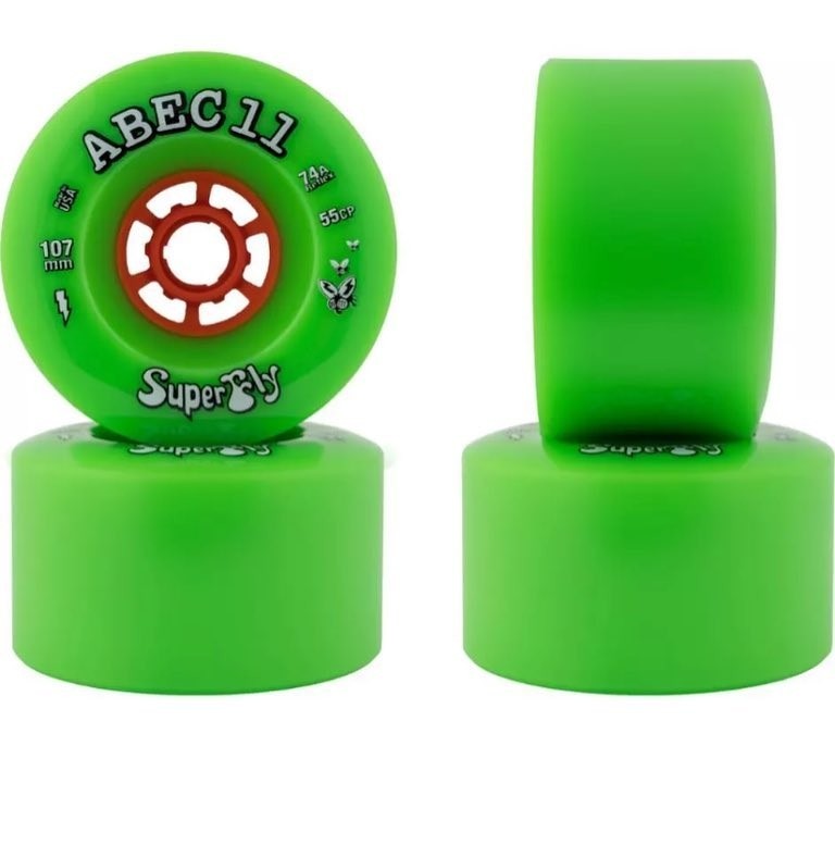 ABEC 11 Flywheel Wheels - Green 107mm