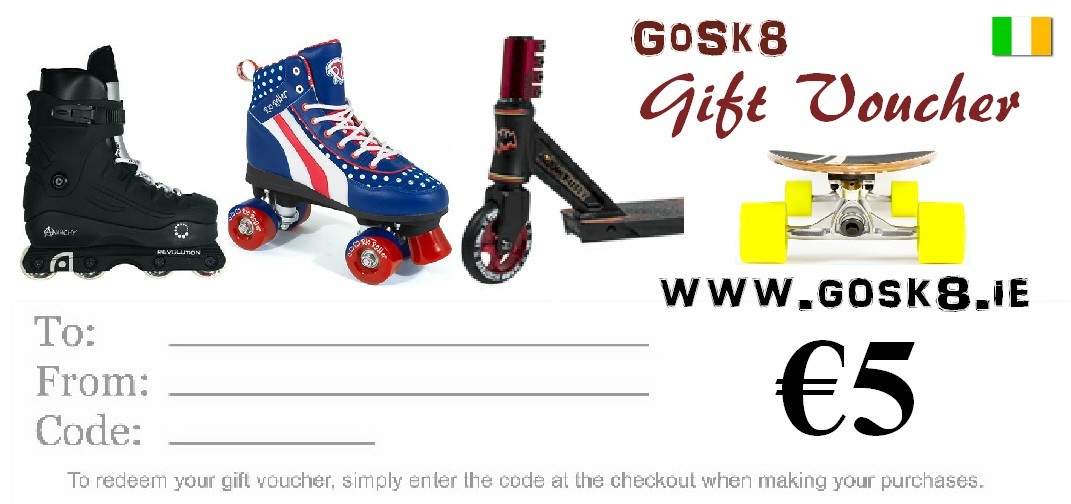 GoSk8 €5 Gift Voucher