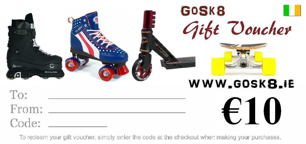 GoSk8 €10 Gift Voucher