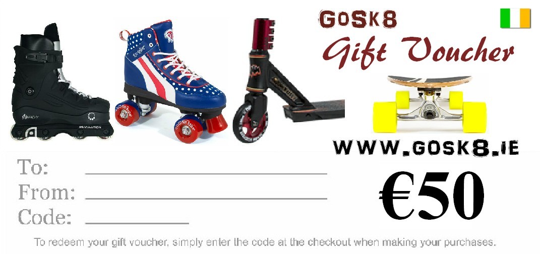 GoSk8 €50 Gift Voucher