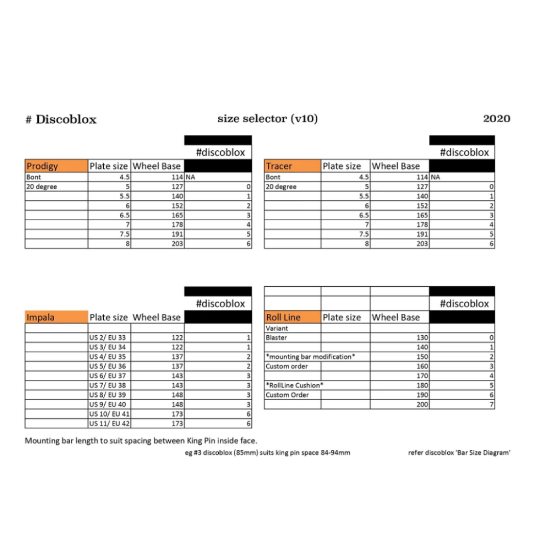 Discoblox Standard 40mm Slide Blocks - White