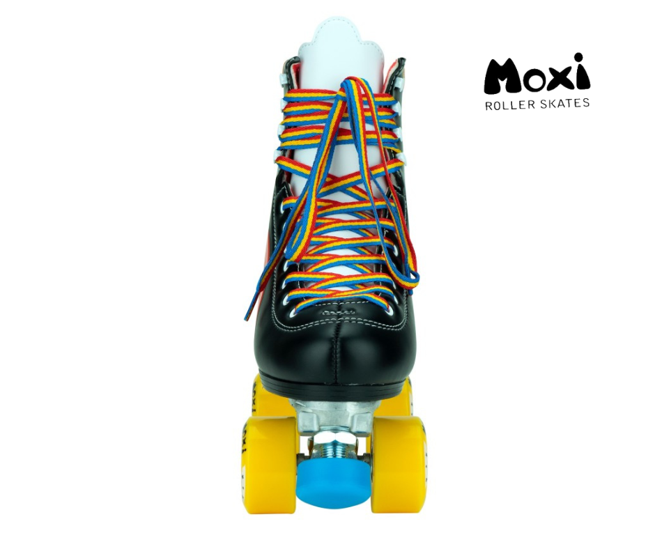 Moxi Rainbow Roller Skates - Black