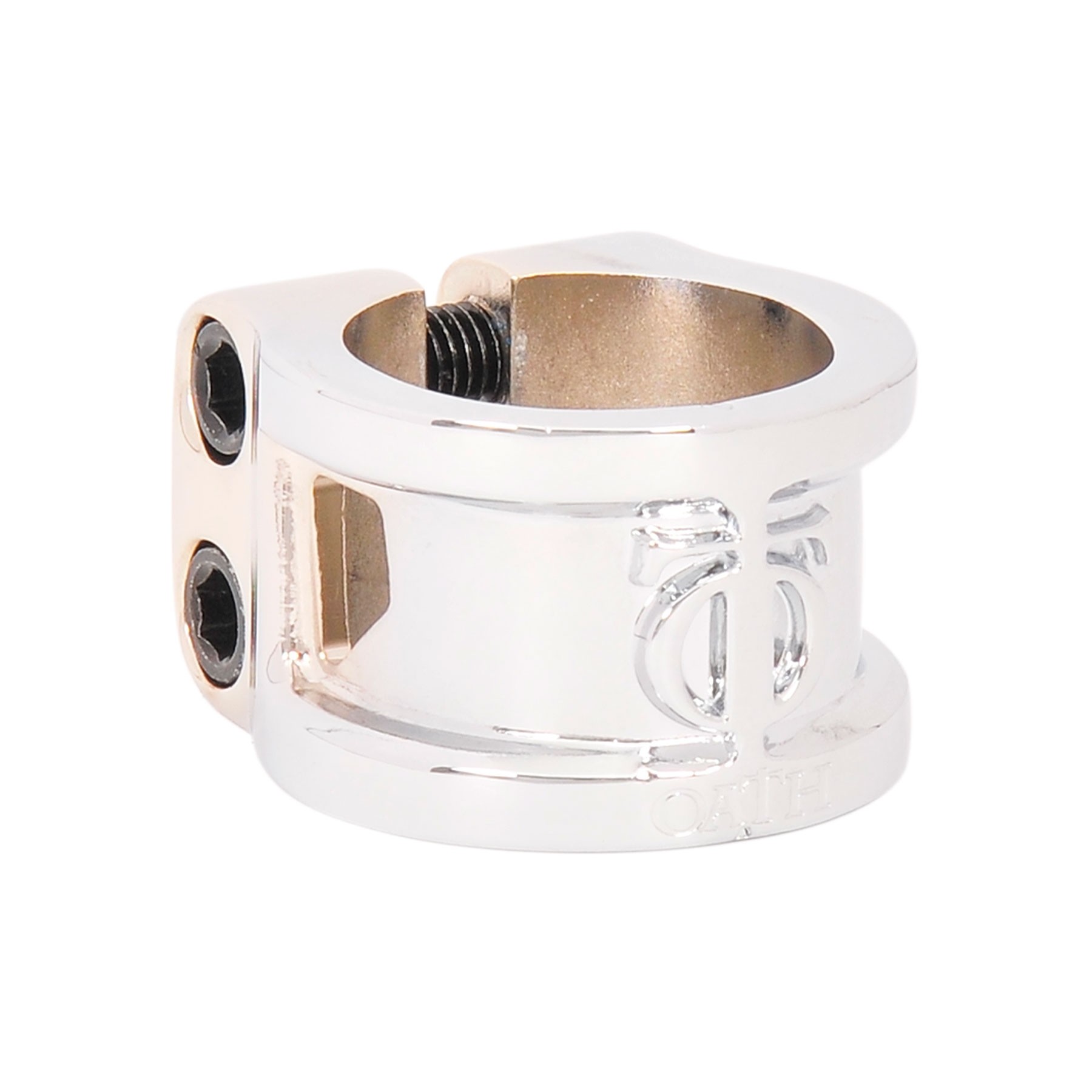 Oath Cage 2 Bolt Scooter Clamp - Neosilver