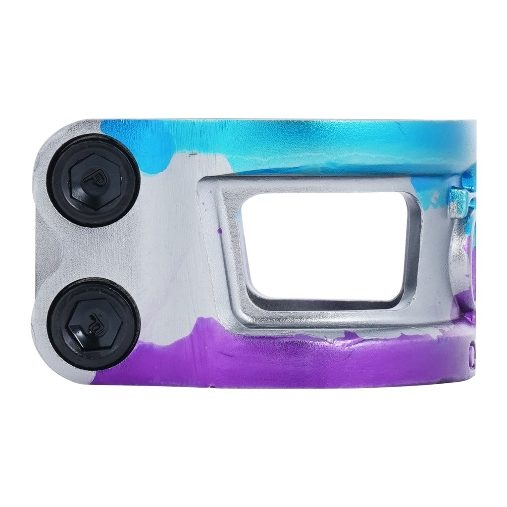 Oath Cage 2 Bolt V2 Scooter Clamp - Blue/Purple/Titanium