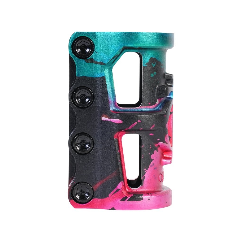 Oath Cage SCS Scooter Clamp - Blue/Purple/Titanium