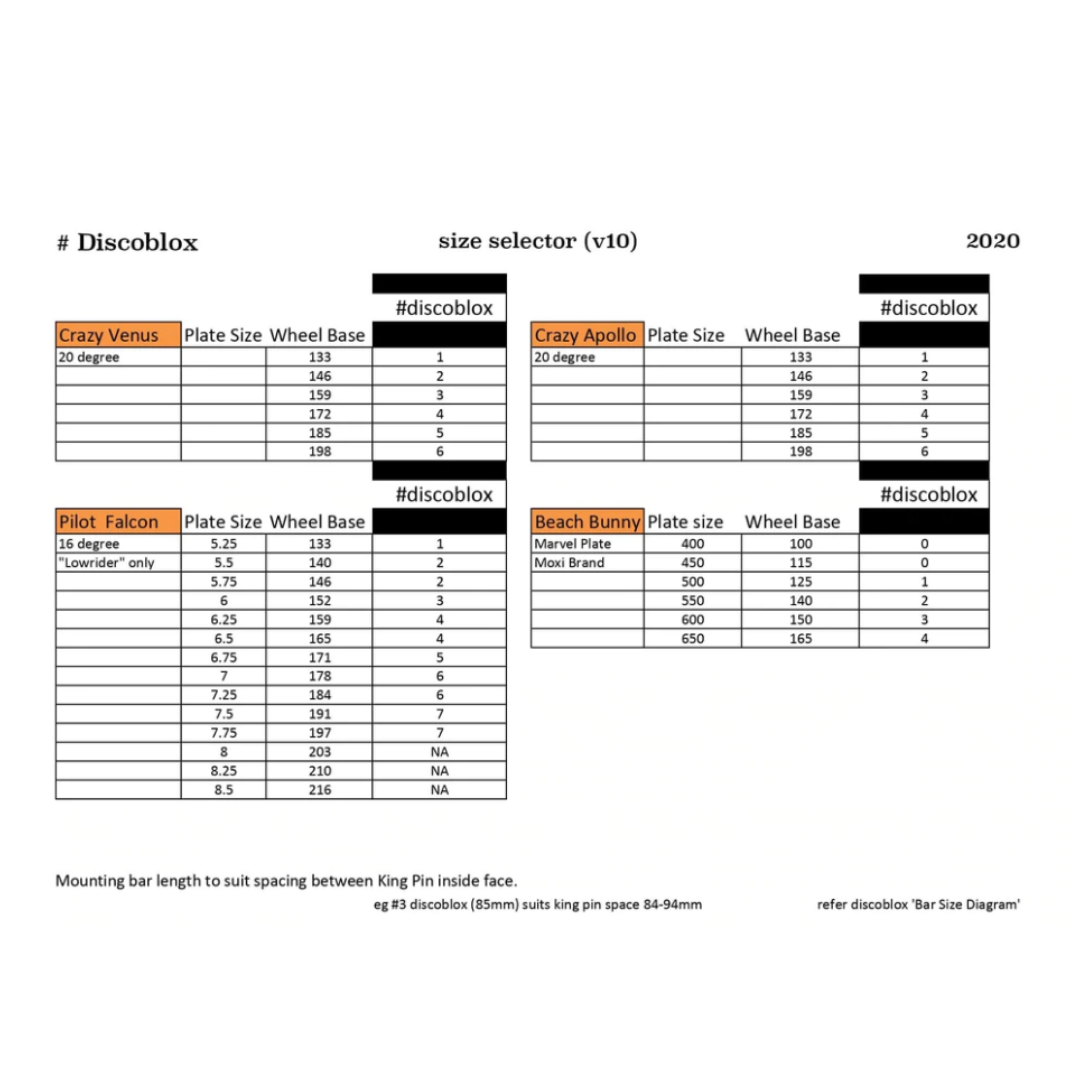 Discoblox Standard 40mm Slide Blocks - White