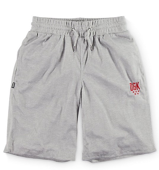DGK Flight Heather Grey Athletic Shorts