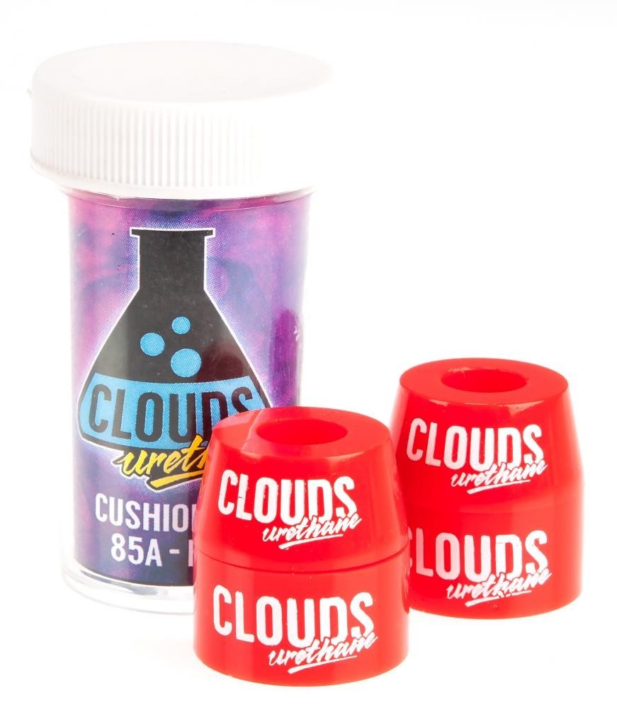 Clouds Urethane Bushings 85A Cushion Kit - Red