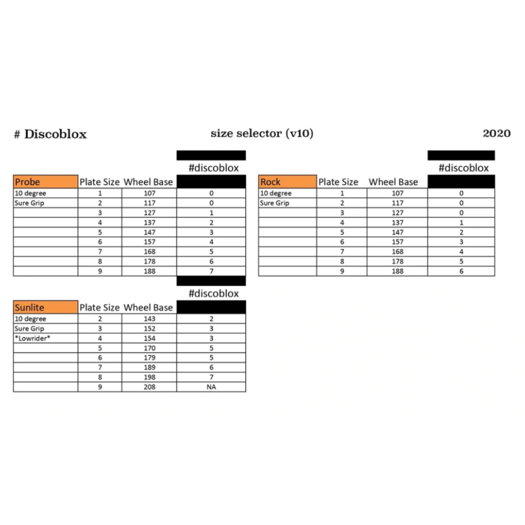 Discoblox Standard 40mm Slide Blocks - White