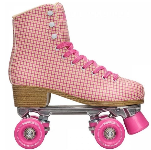 Impala Quad Roller Skate - Pink Tartan
