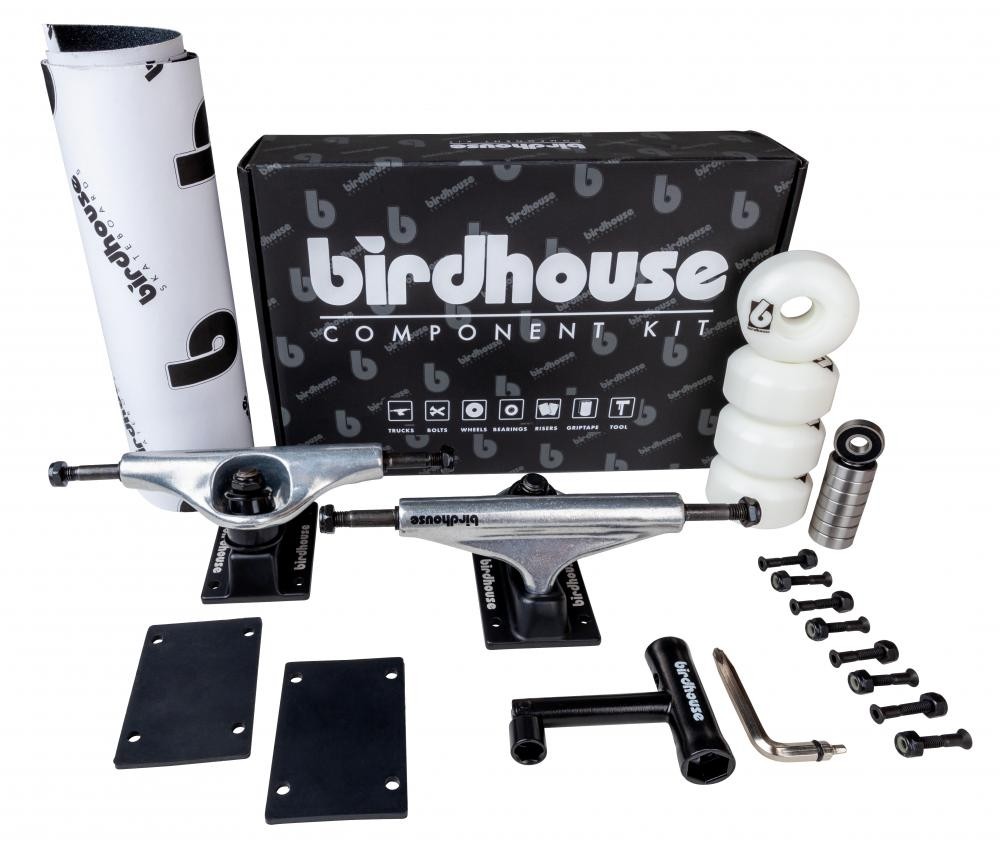 Birdhouse Component Kit - Silver/Black